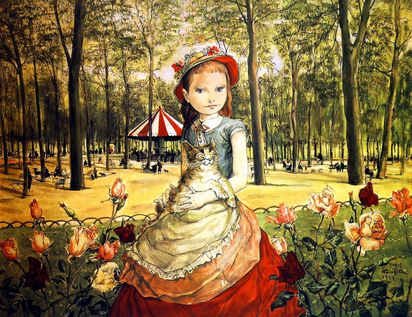  Девочка в парке