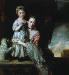 Портрет графини Спенсер с дочерью Джорджианой